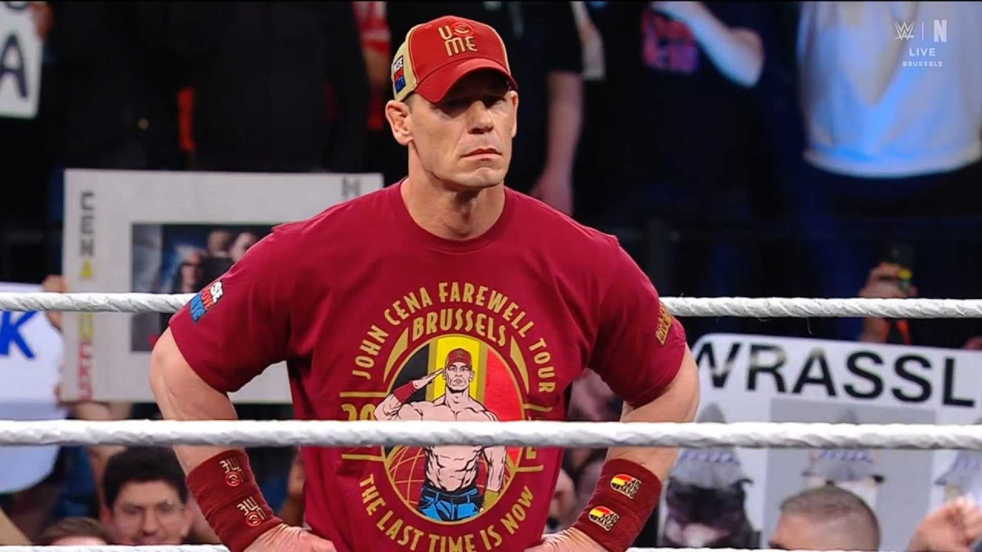 John Cena Wrestling Brussels March 2025