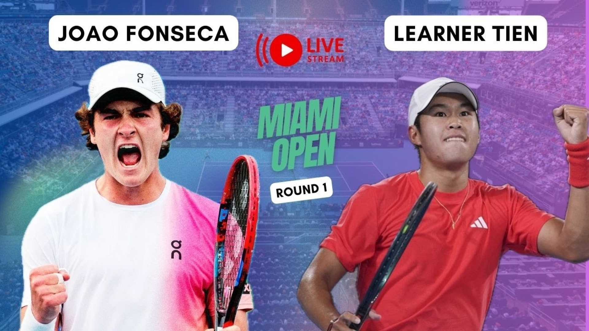 João Fonseca Atp Miami 2025 Match