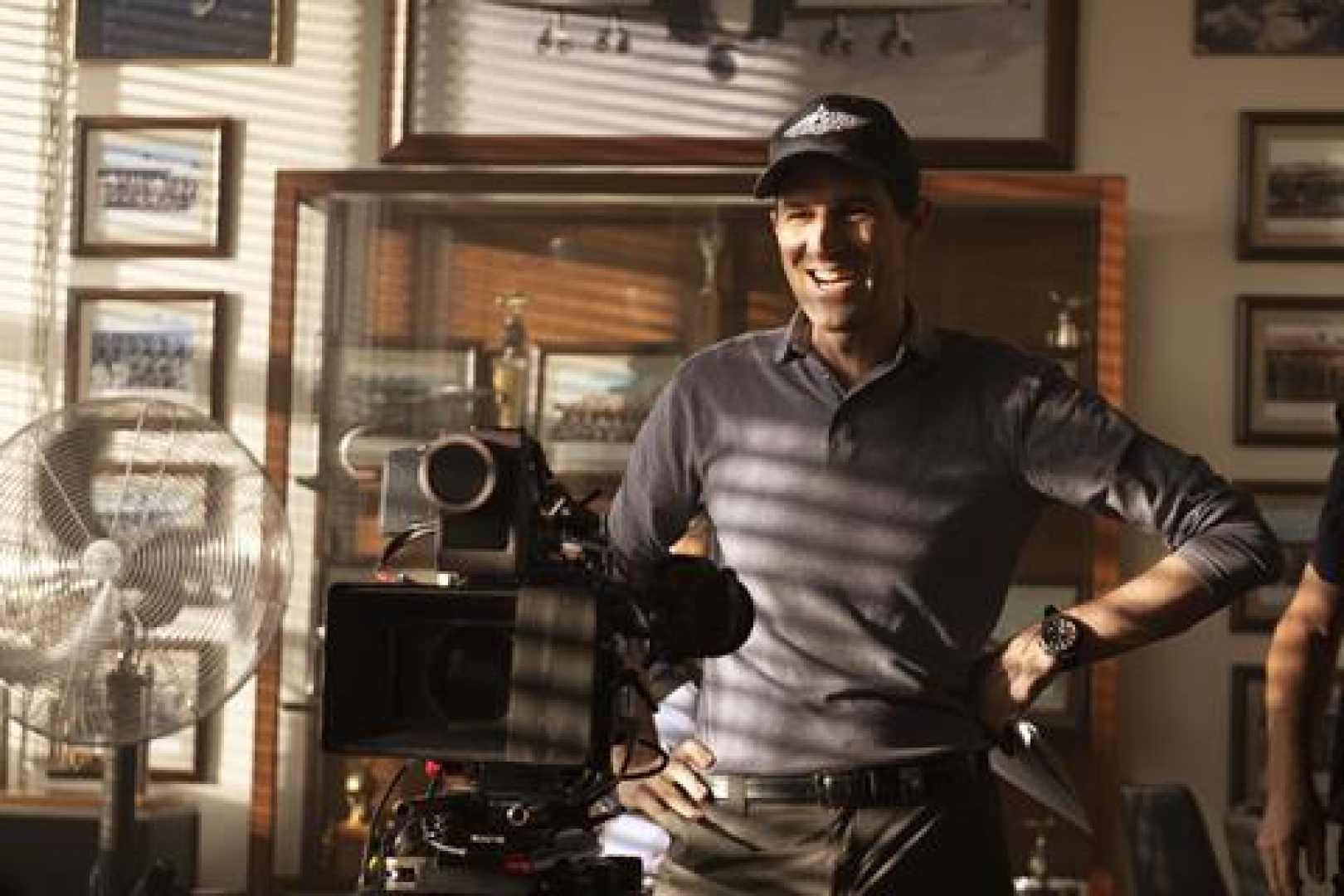 Joseph Kosinski Directing Film Set