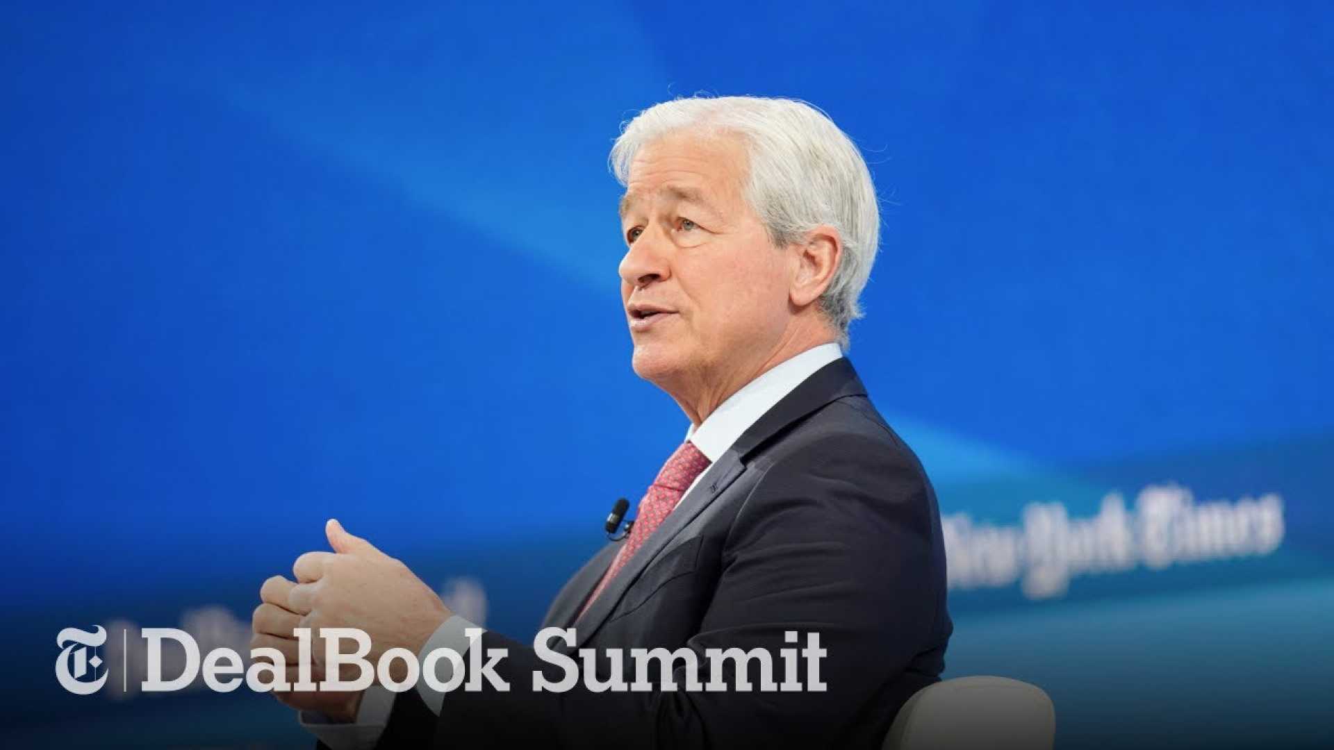 Jpmorgan Chase Ceo Jamie Dimon Speaking At Summit