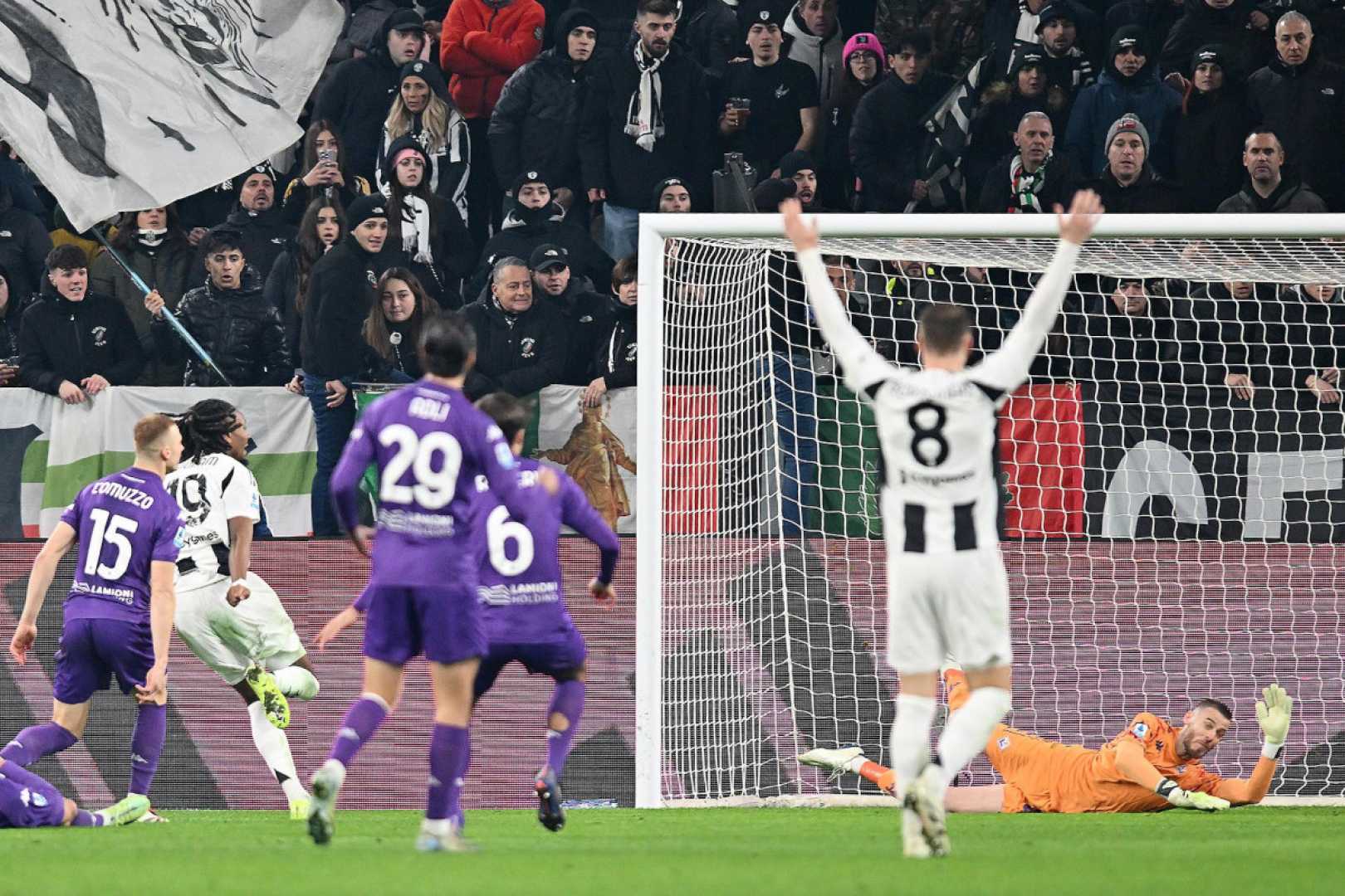 Juventus Fiorentina Serie A Match