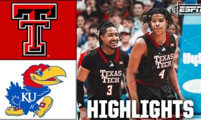 Kansas Basketball Jayhawks Texas Tech Game Highlights