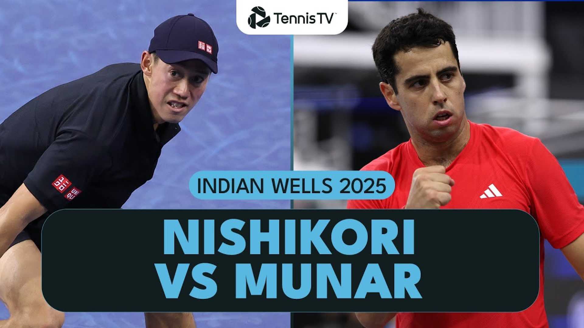 Kei Nishikori Jaume Munar Indian Wells Tennis