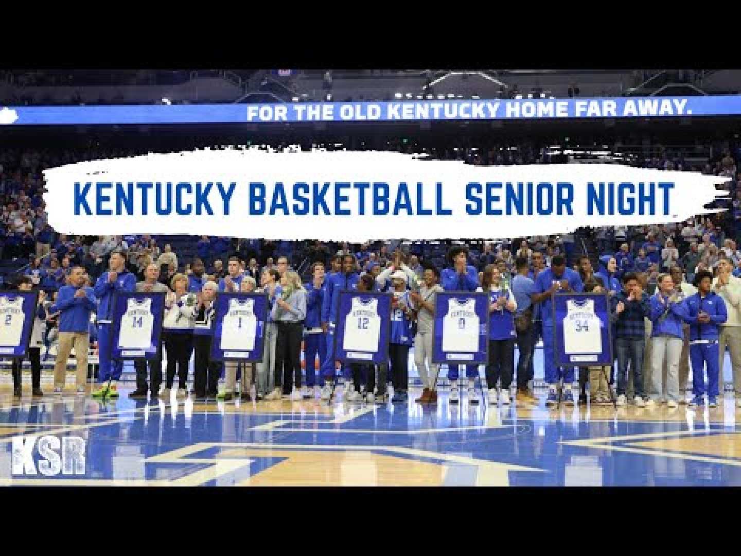 Kentucky Basketball Senior Night Rupp Arena