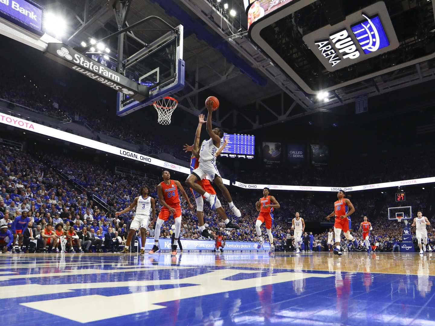 Kentucky Wildcats Basketball Team Rupp Arena