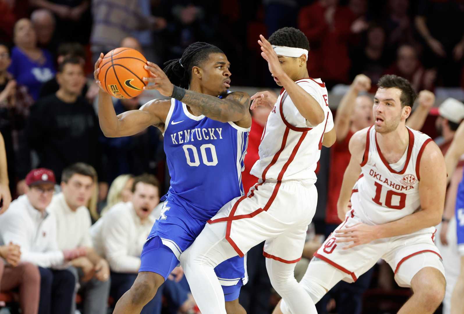 Kentucky Wildcats Basketball Team Vs Oklahoma Sooners