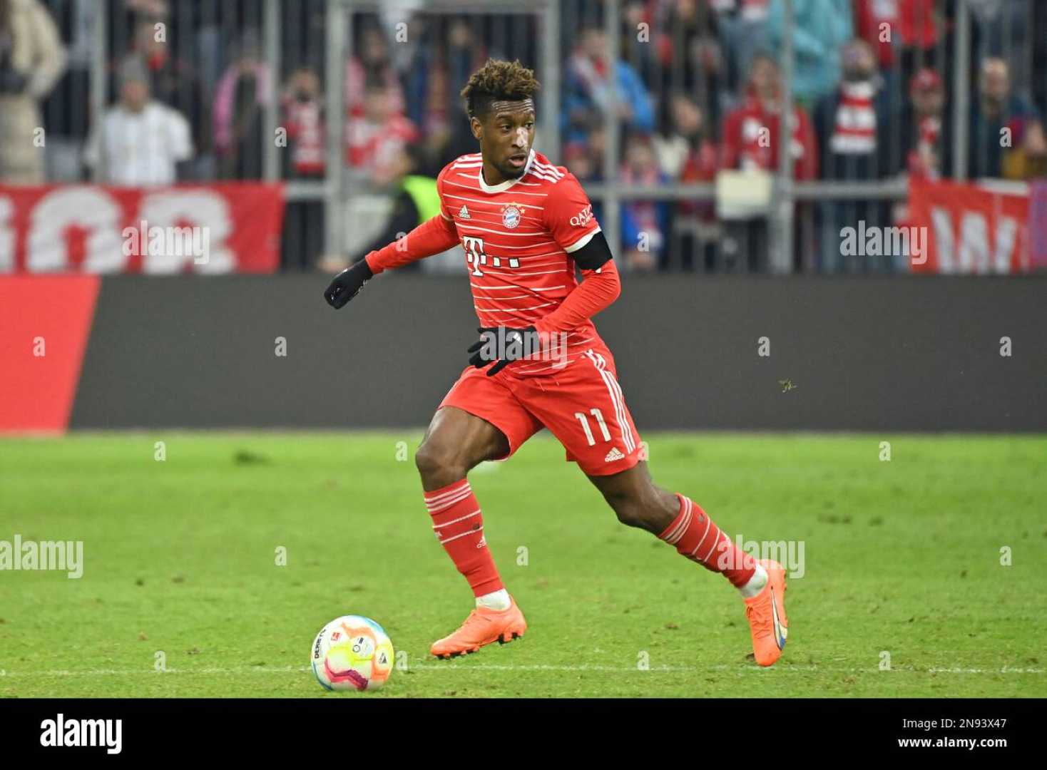 Kingsley Coman Bayern Munich Action Shot