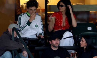 Kylie Jenner Timothée Chalamet Tennis Match