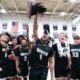 La Salle Basketball Team Celebrating Victory