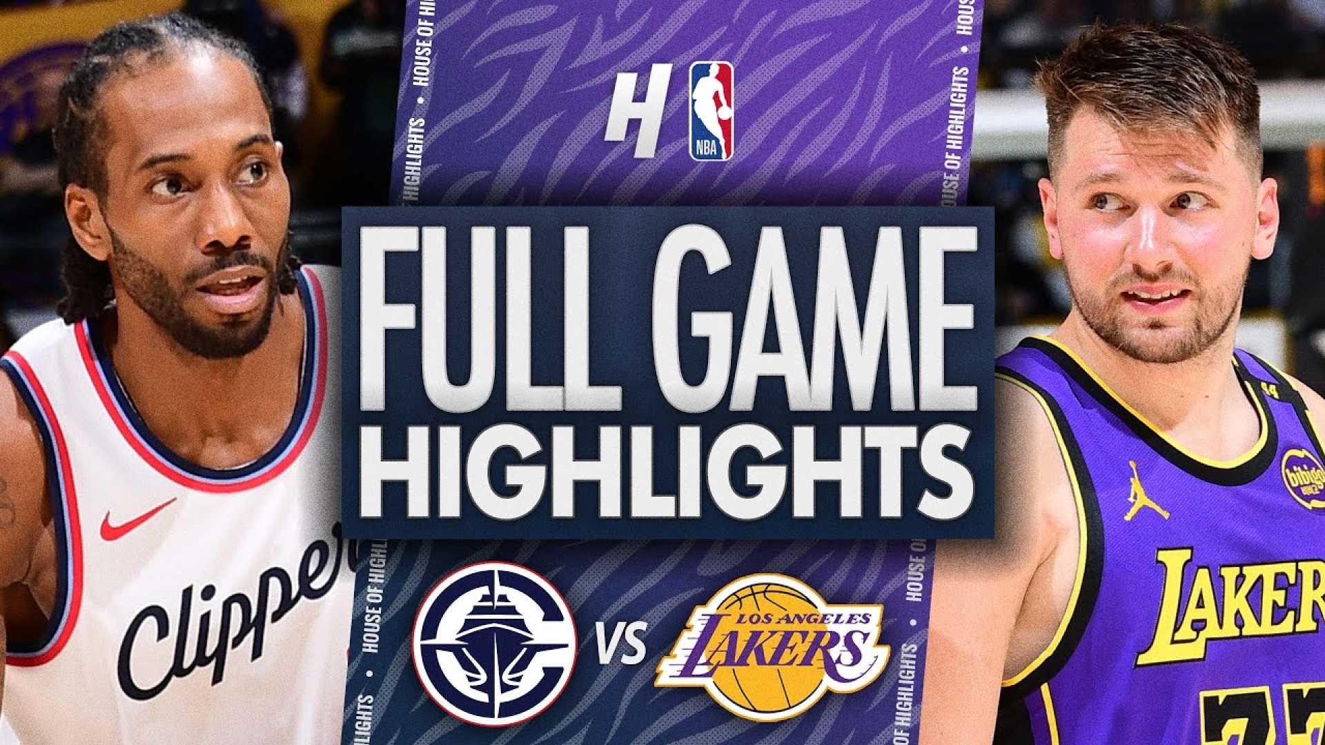 Lakers Clippers Game Highlights February 2025