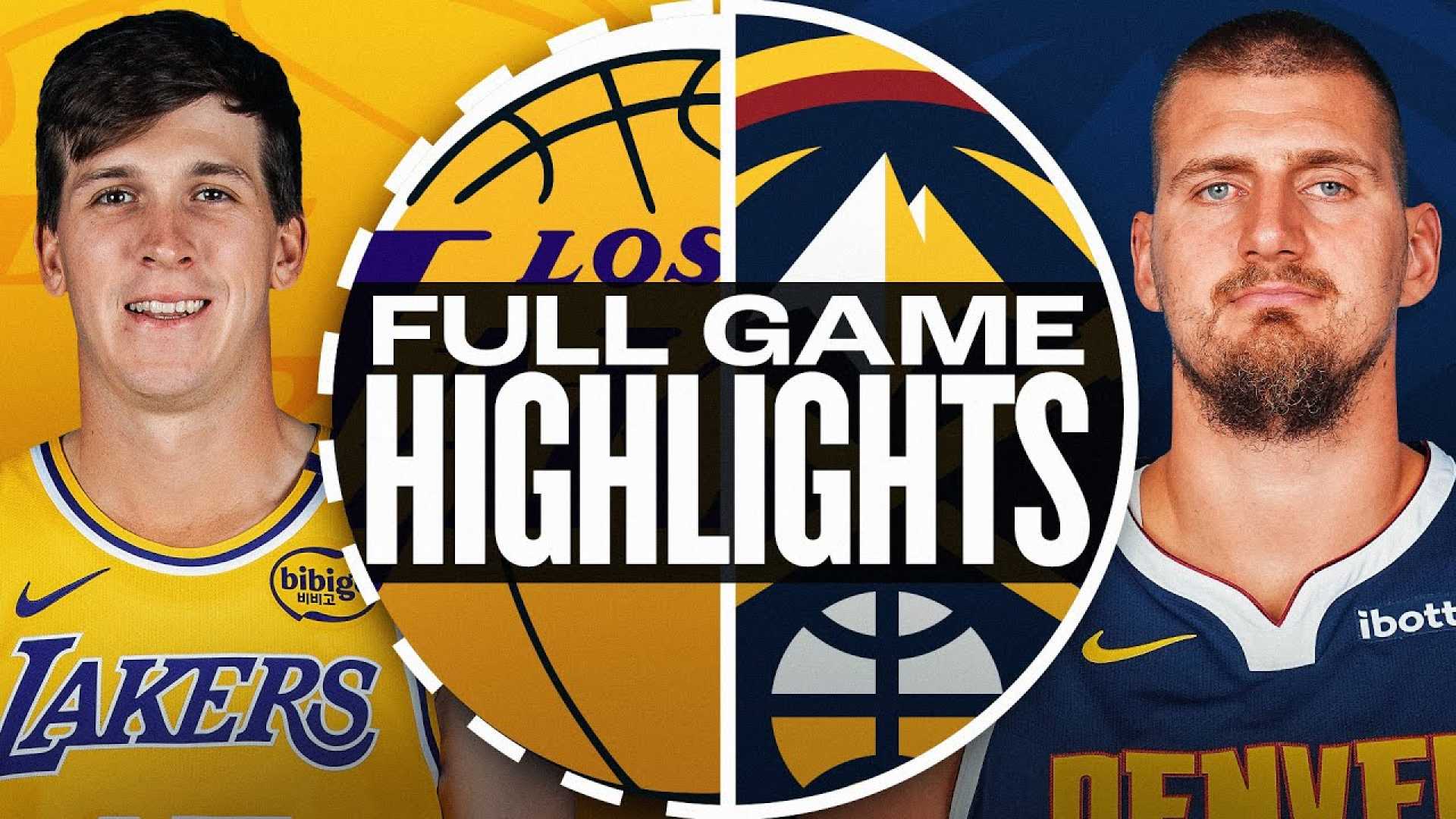 Lakers Nuggets Game Highlights