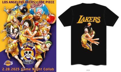 Lakers One Piece Collaboration T Shirt And Poster