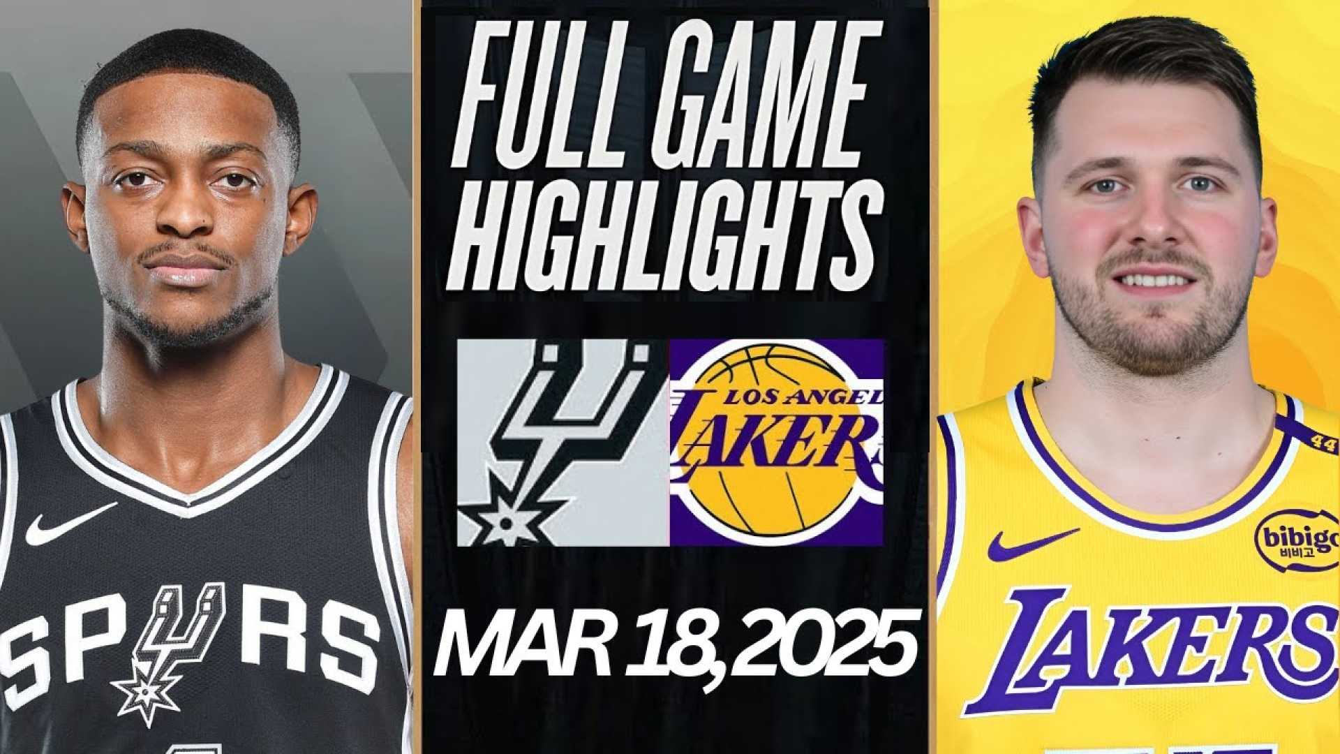 Lakers Spurs Nba Game Preview March 2025