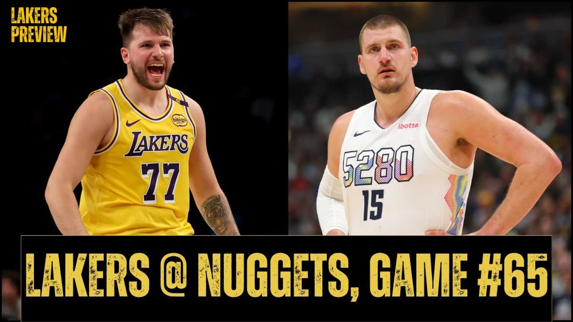 Lakers Vs Nuggets Nba Game Preview