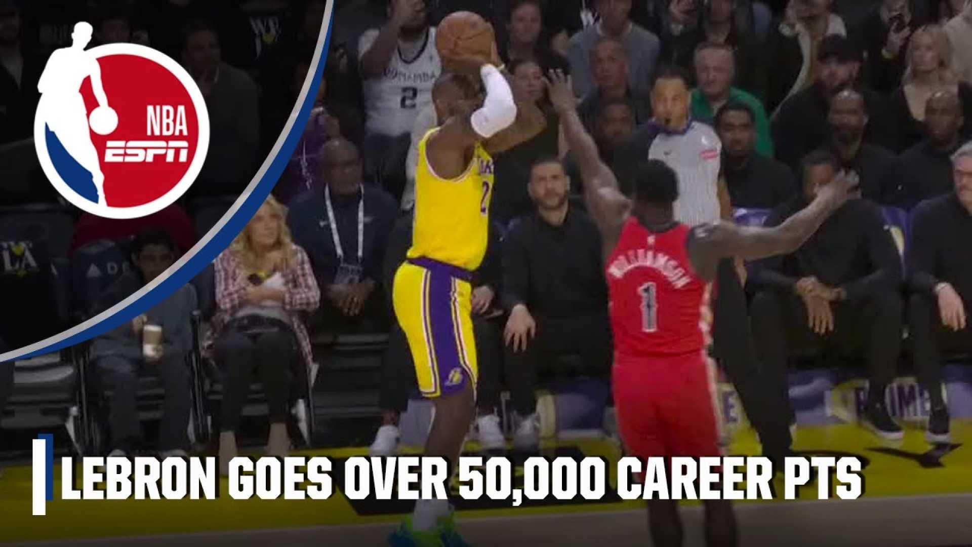 Lebron James 50,000 Points Nba Game