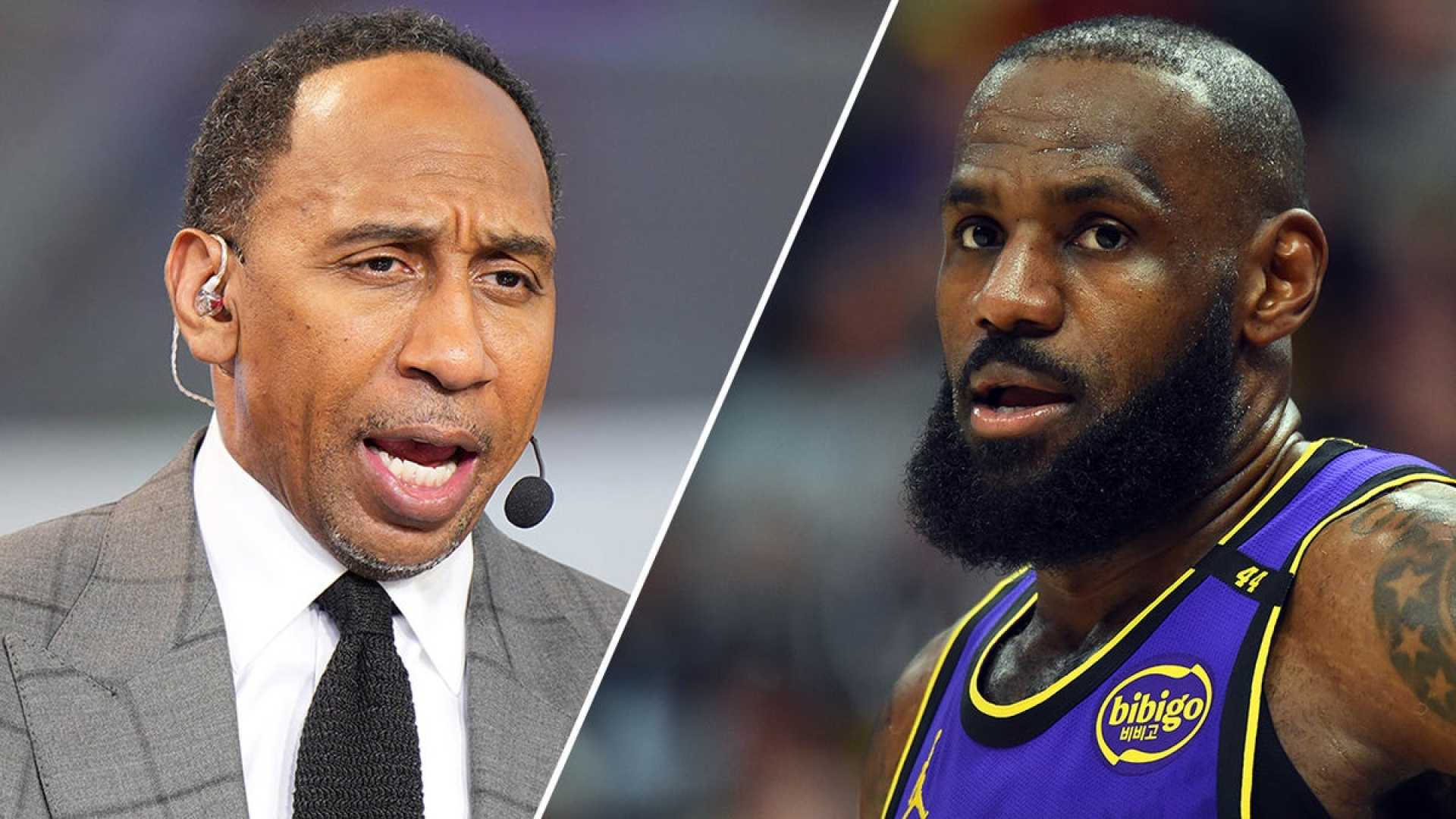 Lebron James Stephen A. Smith Lakers Game Confrontation