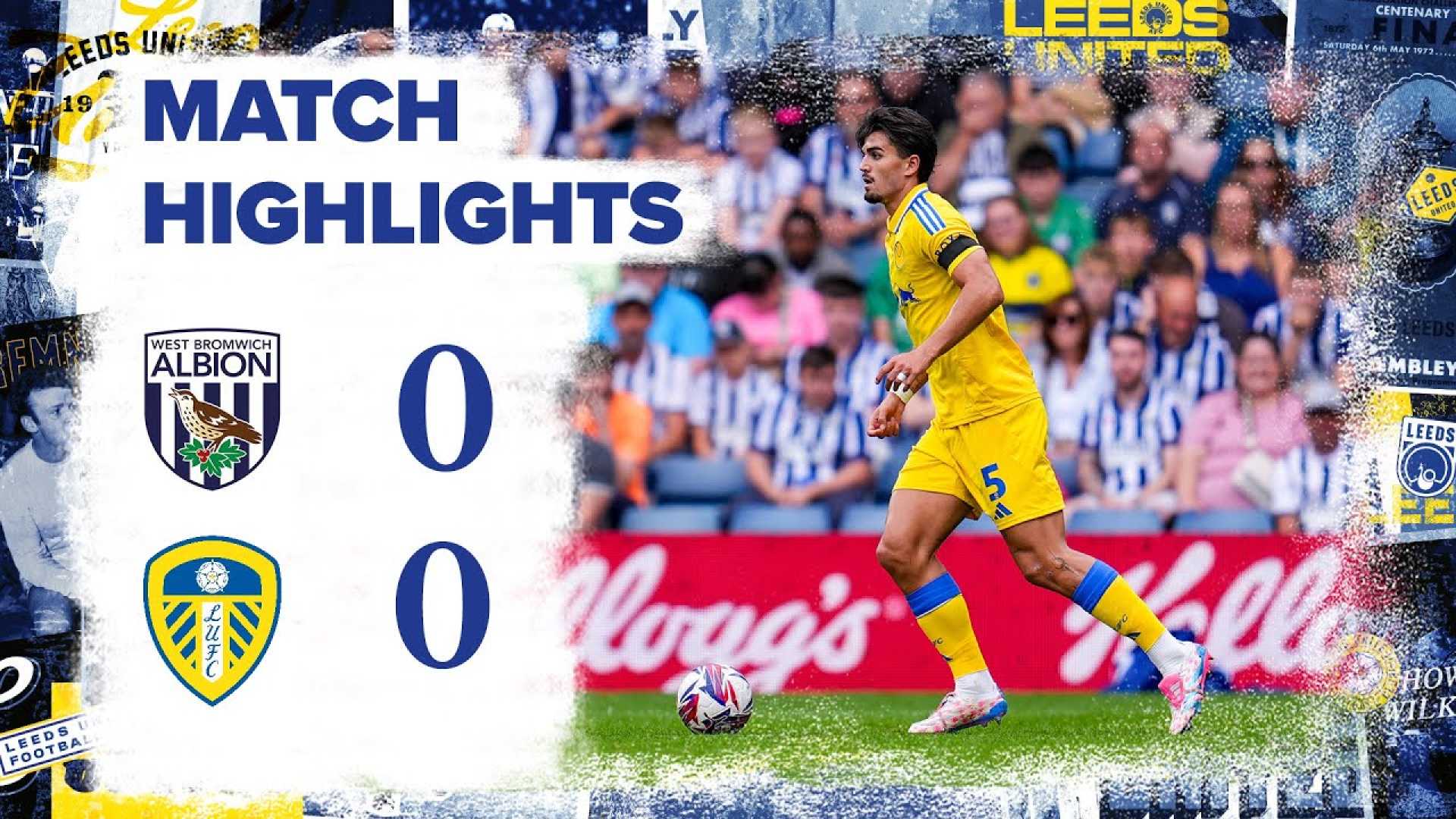 Leeds United Vs West Brom Championship Match