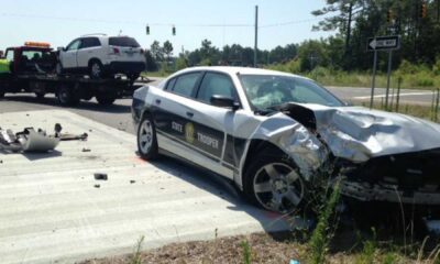 Leland Nc Crash Police Car