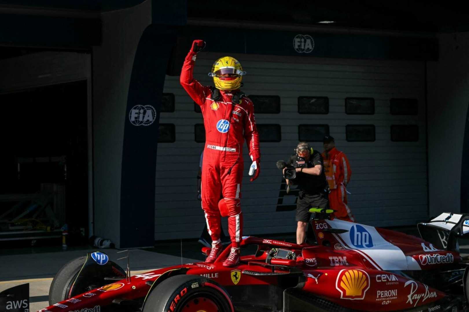 Lewis Hamilton Ferrari China Grand Prix Qualifier