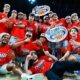 Liberty Flames Basketball Victory Celebration