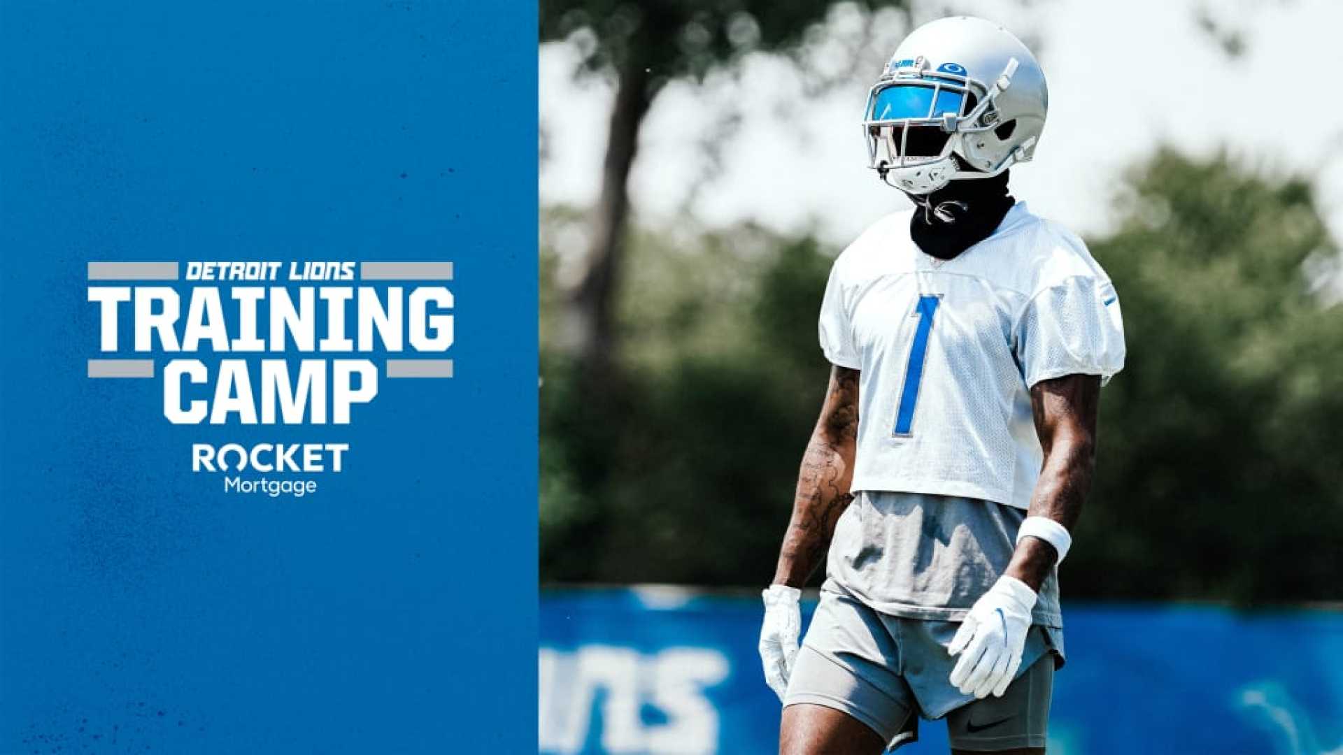 Lions Cornerback Training Camp