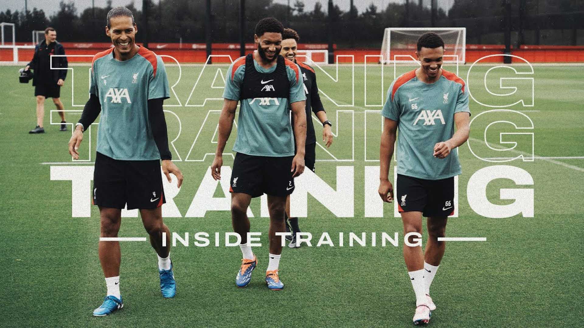 Liverpool Fc Training Session Players