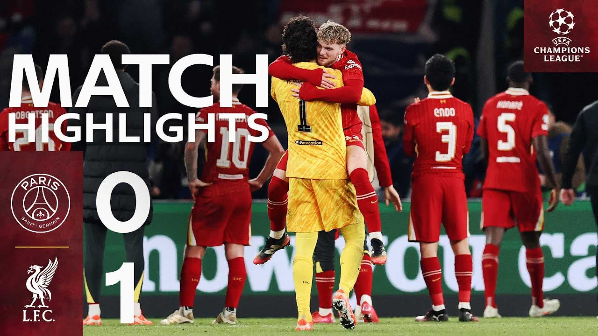 Liverpool Vs Psg Champions League Match Highlights