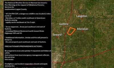 Logan County Oklahoma Wildfire Smoke Evacuation