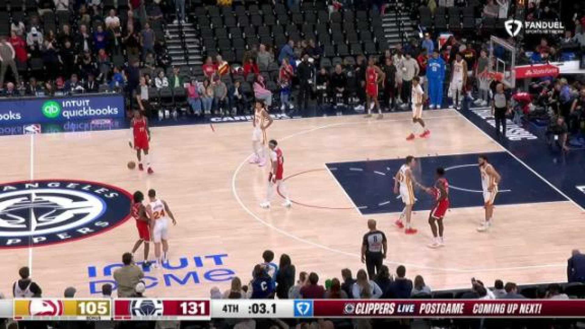 Los Angeles Clippers Vs Atlanta Hawks Game Action