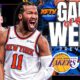 Los Angeles Lakers New York Knicks Game Preview