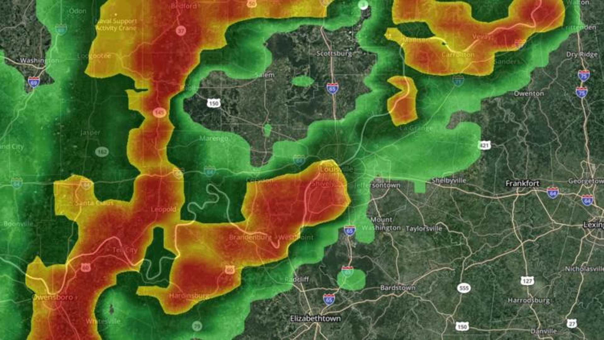 Louisville Severe Weather Radar Storm Alert