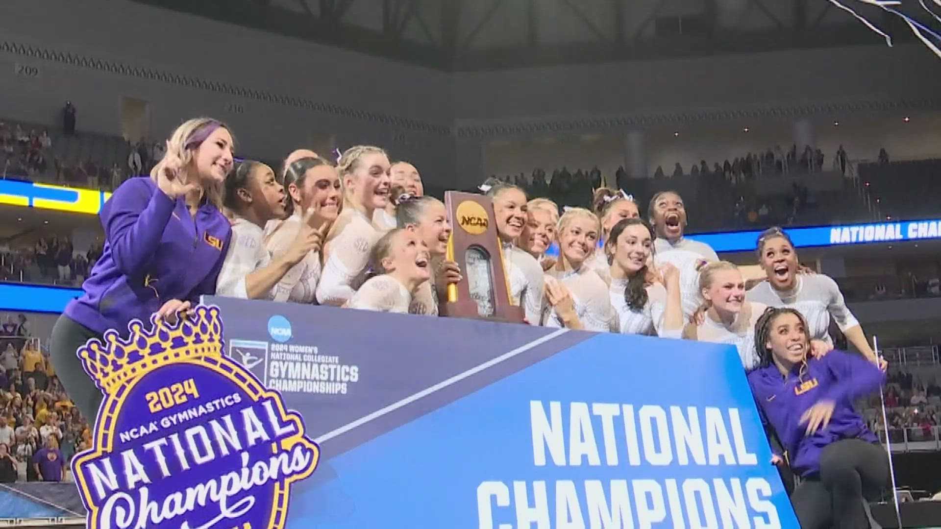 Lsu Gymnastics Championship Celebration