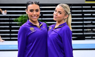 Lsu Gymnastics Team Black Ribbons Tribute