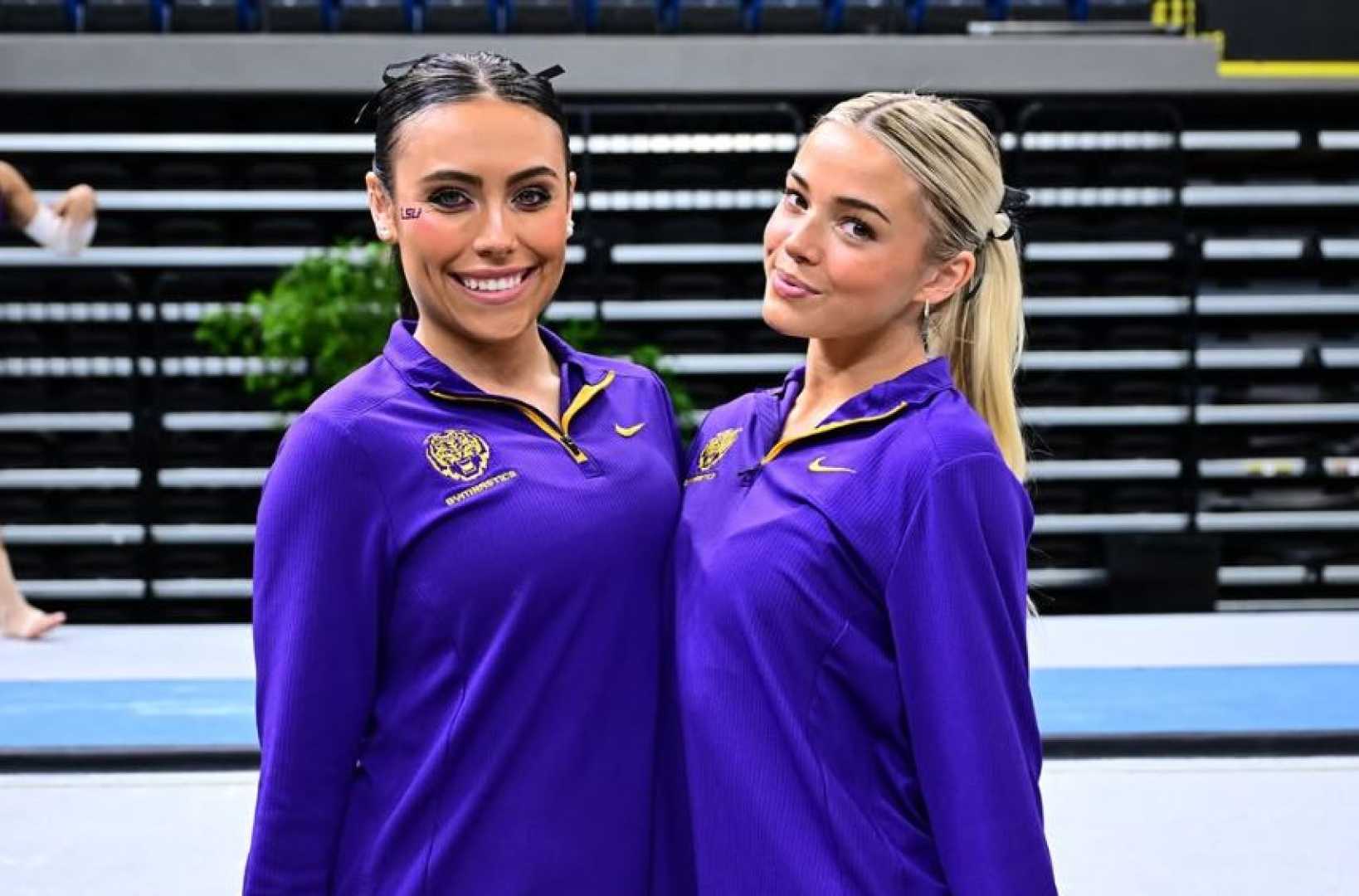 Lsu Gymnastics Team Black Ribbons Tribute