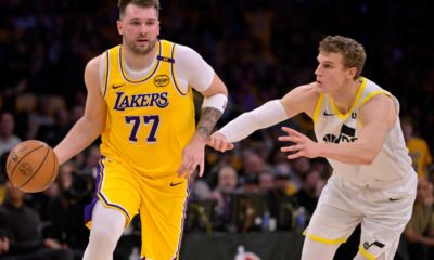 Luka Doncic Los Angeles Lakers Basketball Game