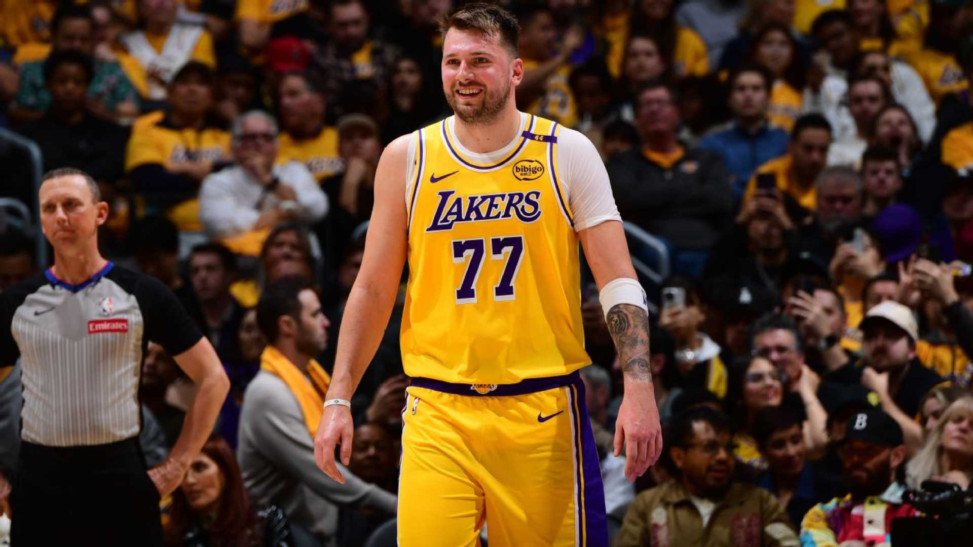 Luka Doncic Los Angeles Lakers Game Action