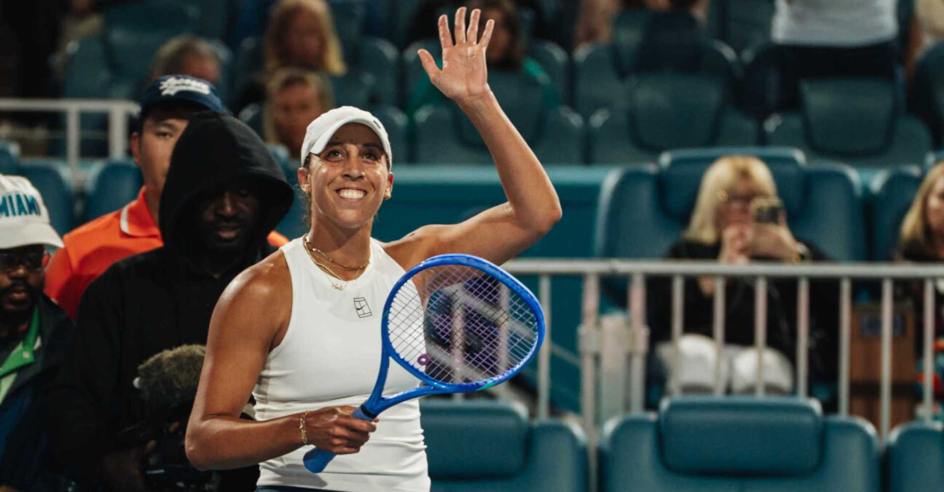 Madison Keys Tennis Match Miami Open