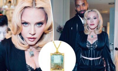 Madonna Oscars Afterparty Aquamarine Necklace