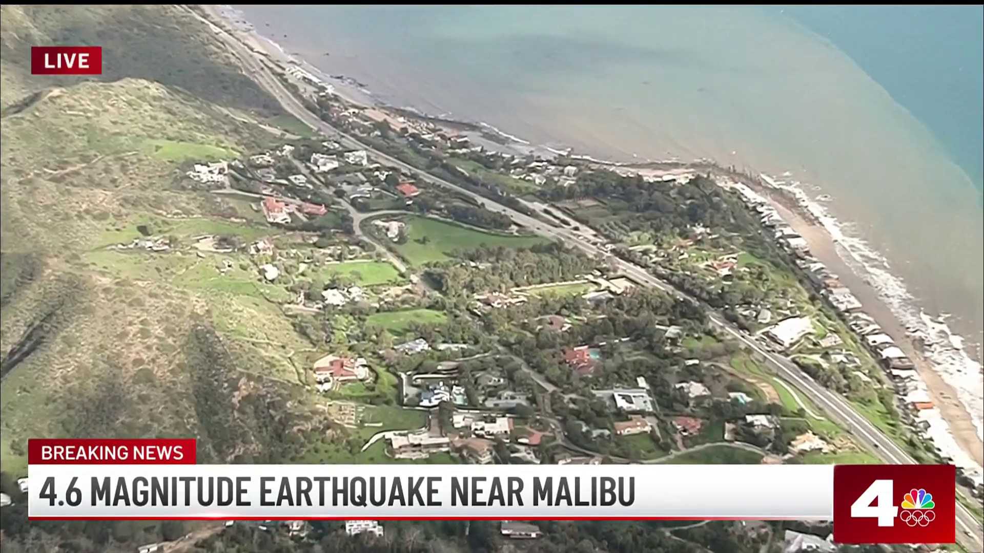 Malibu Earthquake Shaking Scene