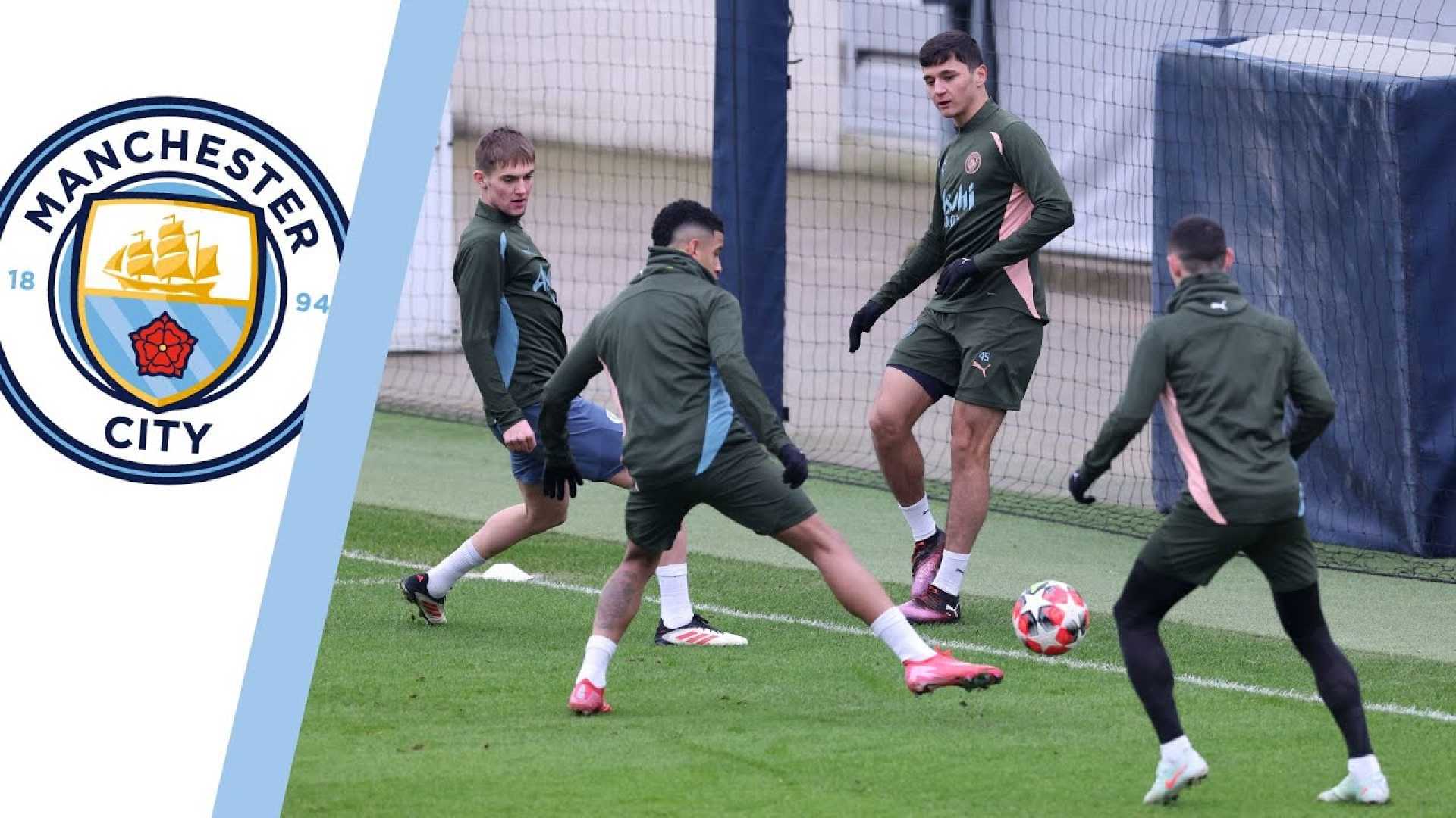 Manchester City Players Training Session