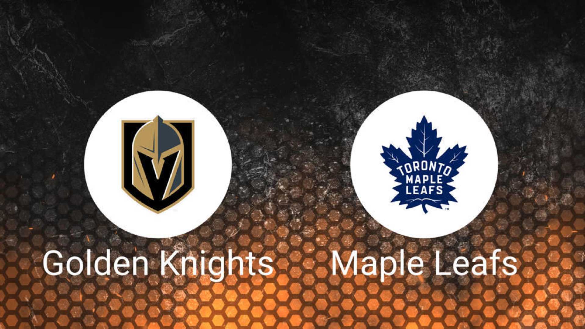 Maple Leafs Golden Knights Nhl Matchup