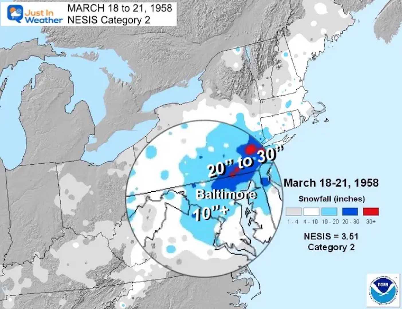 March Storm Affecting Eastern Us Weather