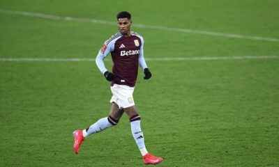 Marcus Rashford Aston Villa Match Action