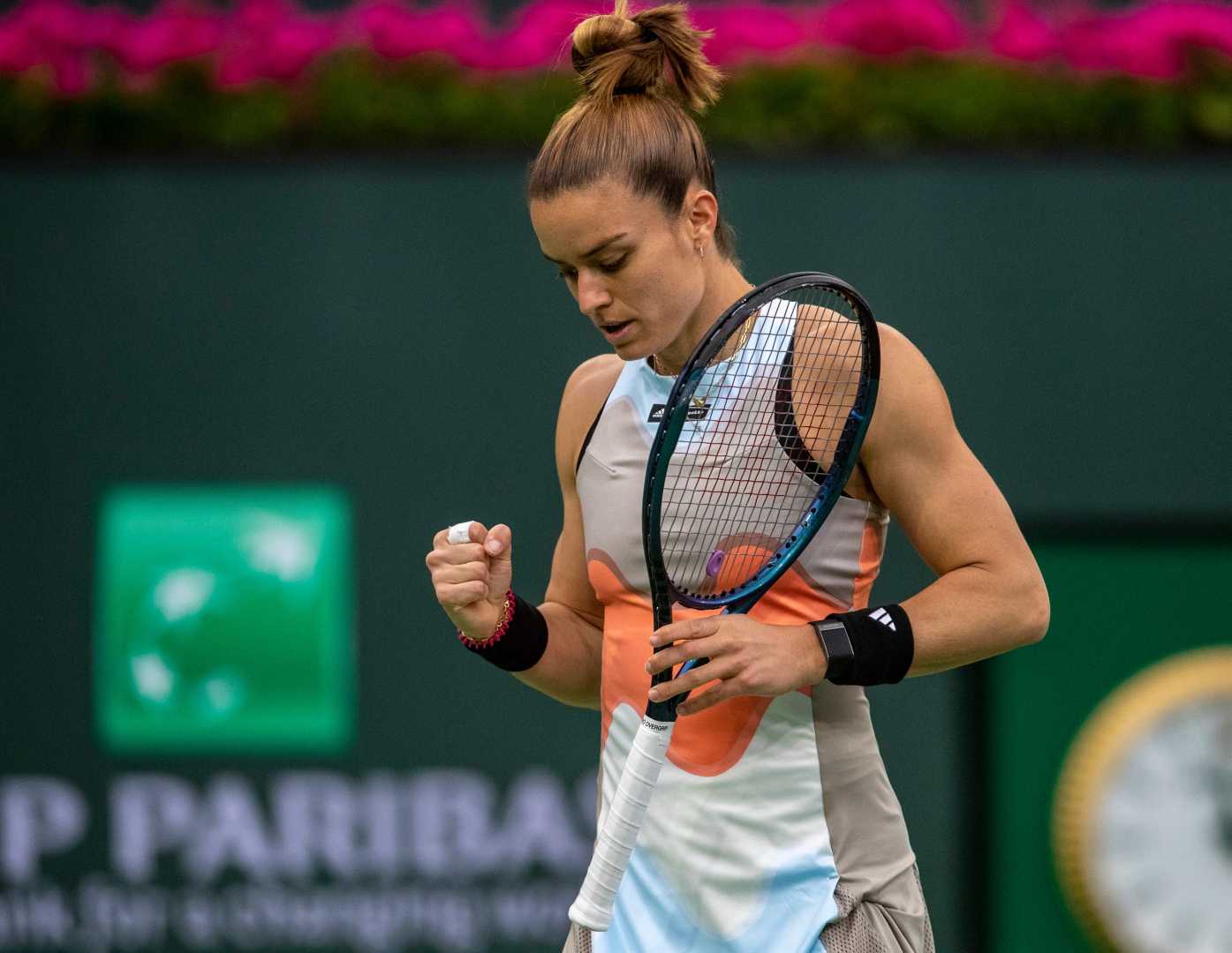 Maria Sakkari Indian Wells Tennis Match