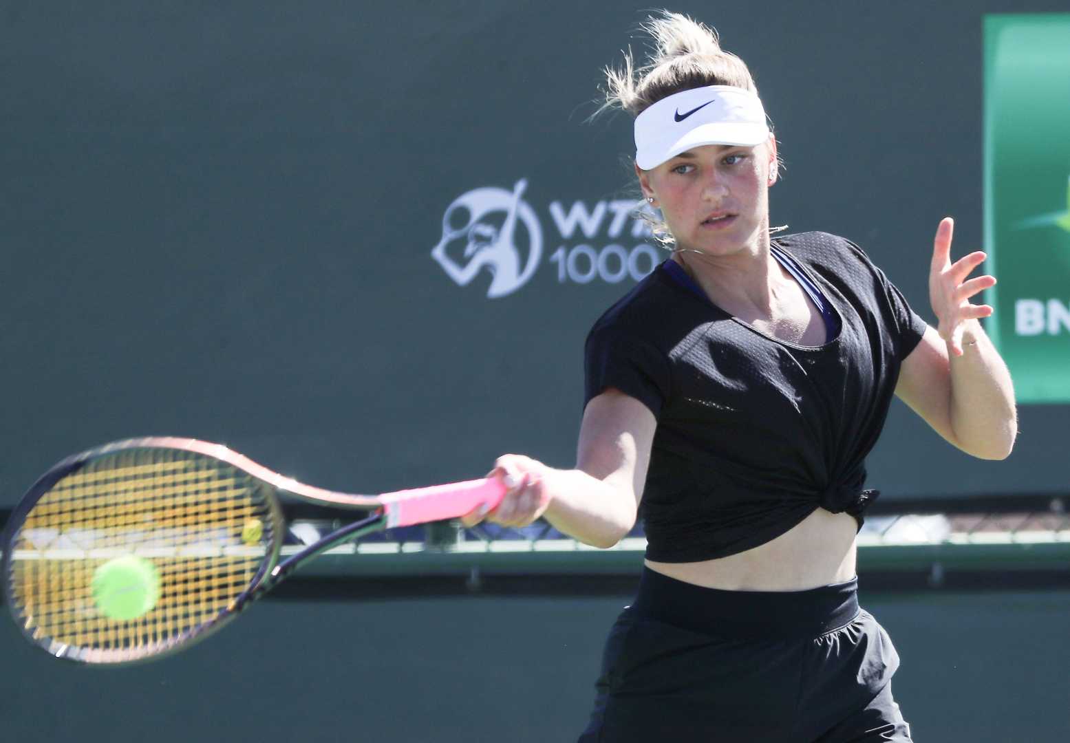 Marta Kostyuk Tennis Match Bnp Paribas Open