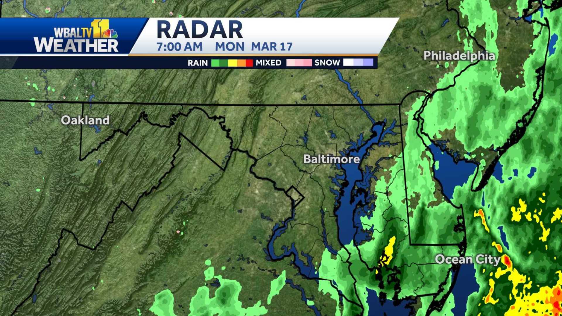 Maryland Thunderstorms Weather Forecast