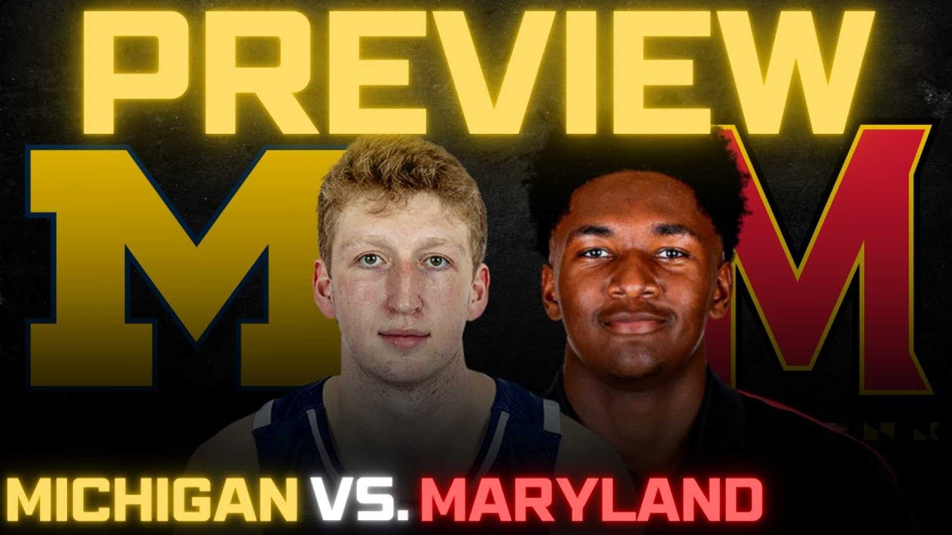 Maryland Vs Michigan Basketball Game