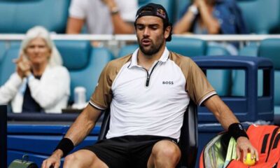 Matteo Berrettini Tennis Match Atp Miami Open