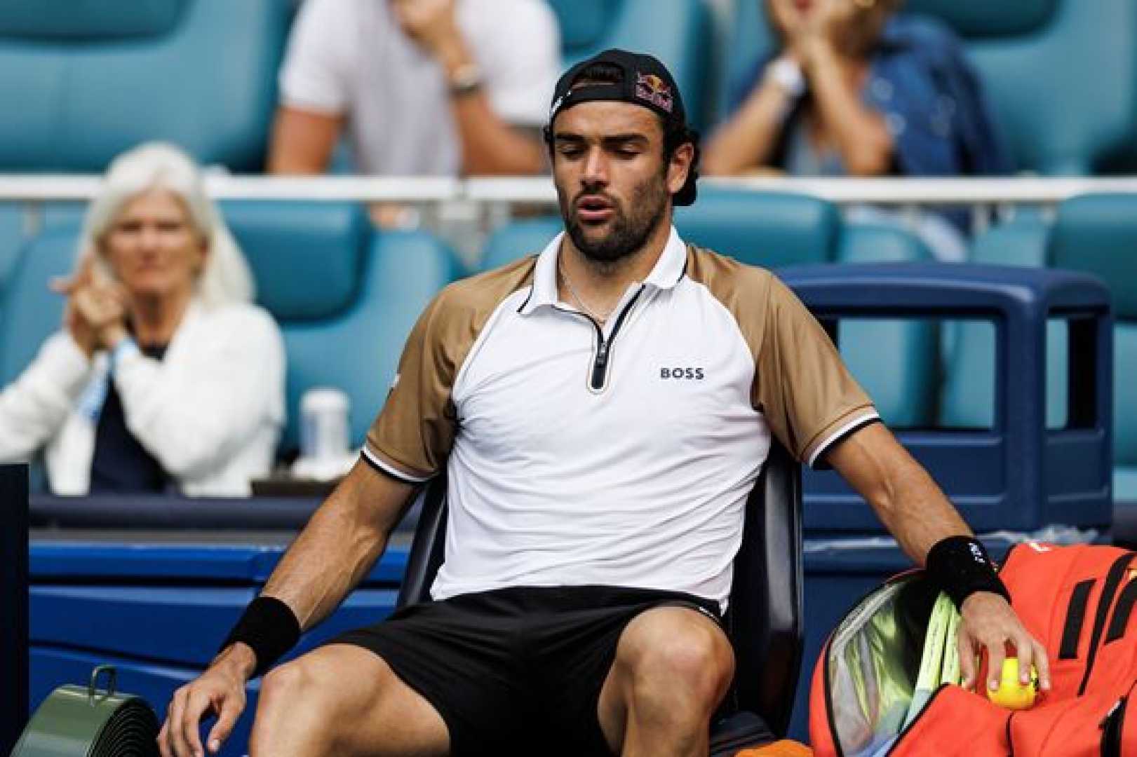 Matteo Berrettini Tennis Match Atp Miami Open