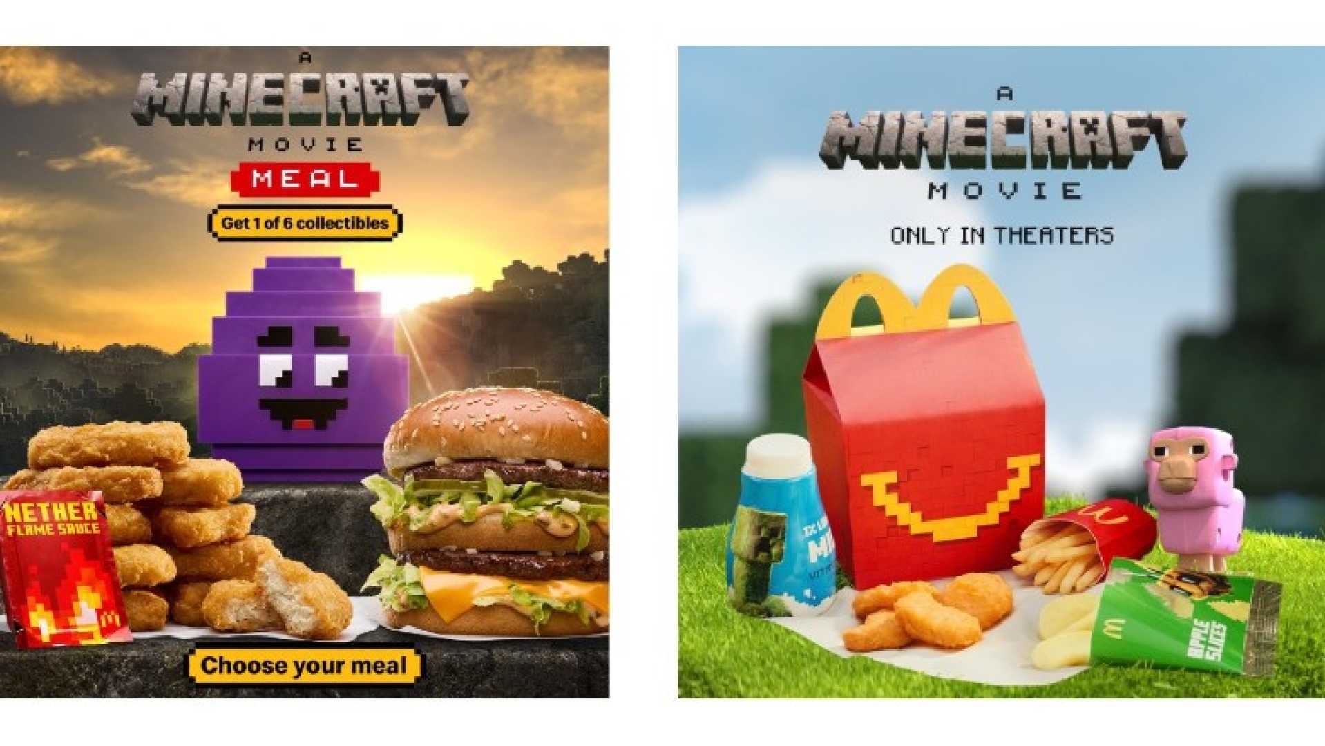 Mcdonald's Minecraft Movie Meal Promotion